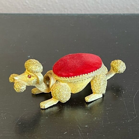 Florenza vintage bobble head poodle pin cushion - Picture 2 of 10